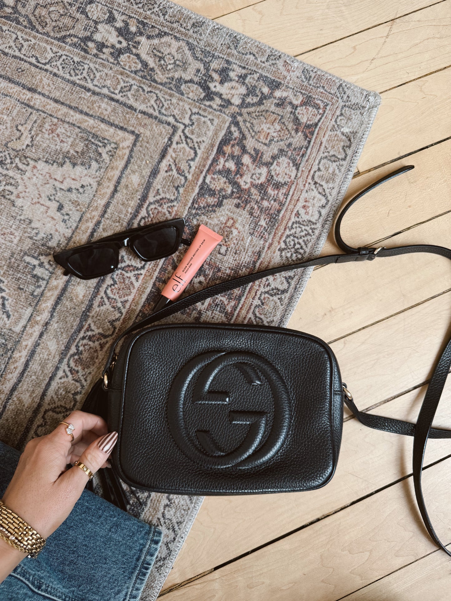 Gucci Leather Disco Crossbody