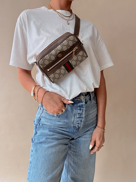 Gucci Supreme Ophidia Small Belt Bag
