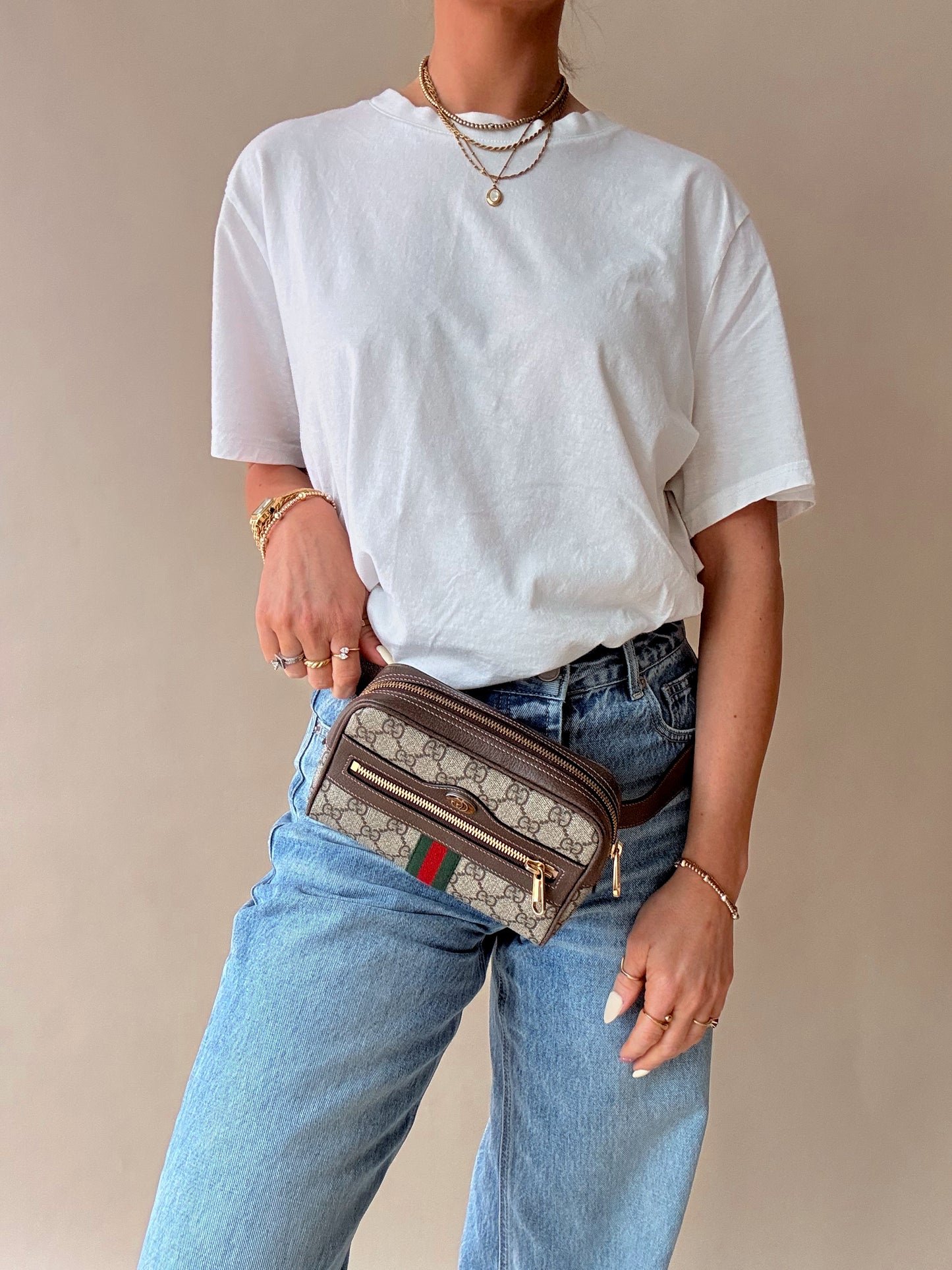 Gucci Supreme Ophidia Small Belt Bag