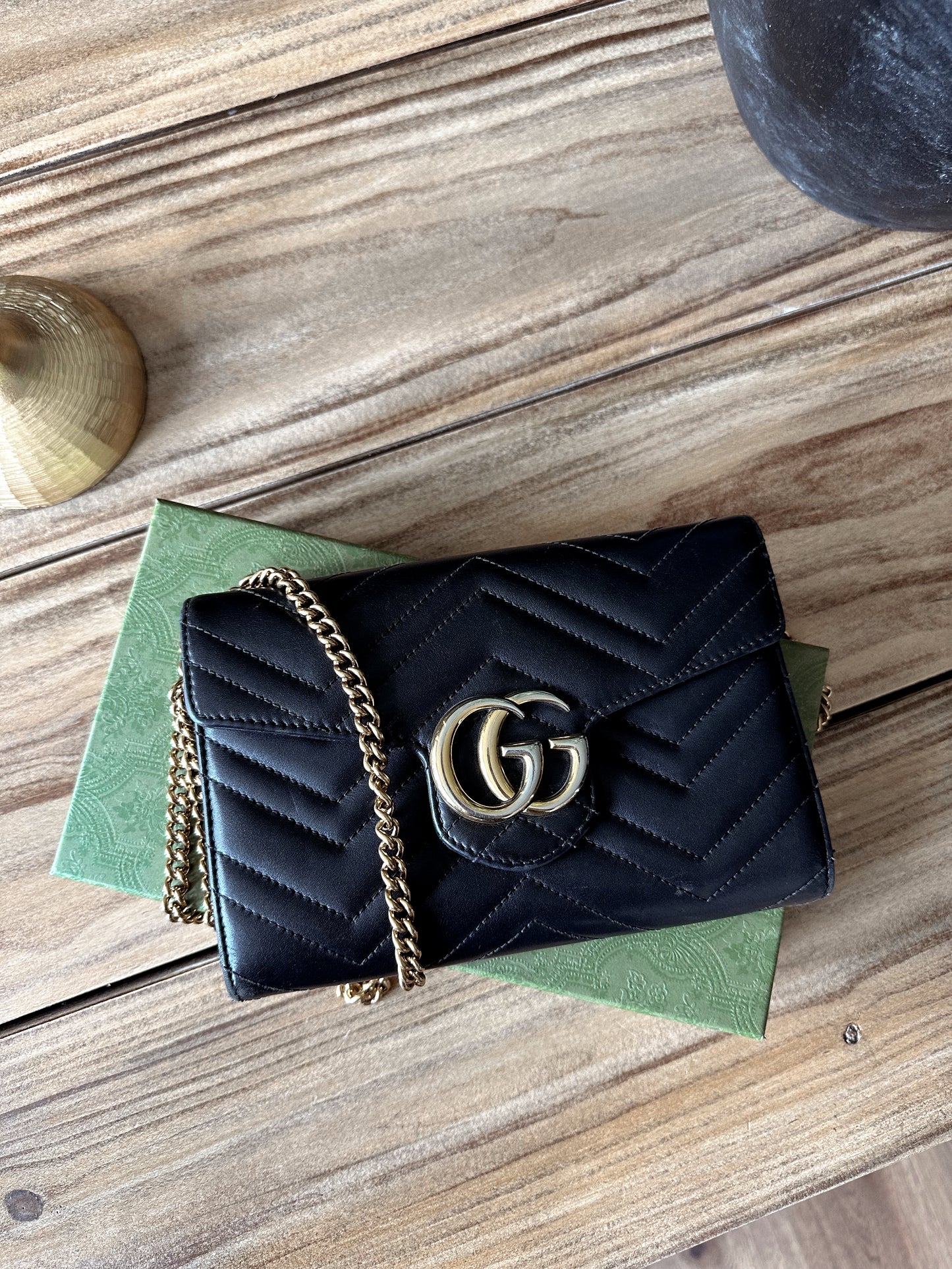 Gucci Marmont Wallet On Chain