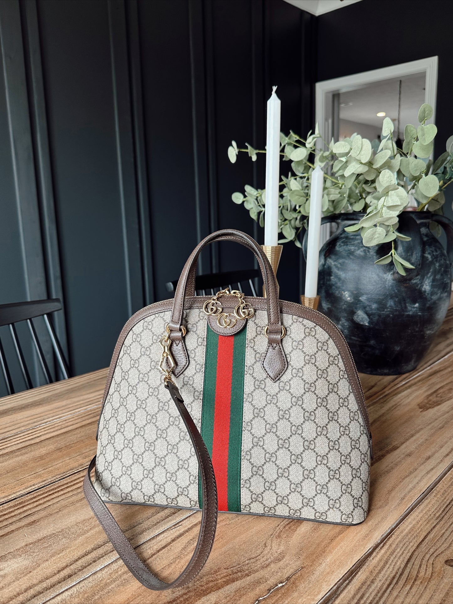 Gucci Ophidia Dome Shoulder Bag