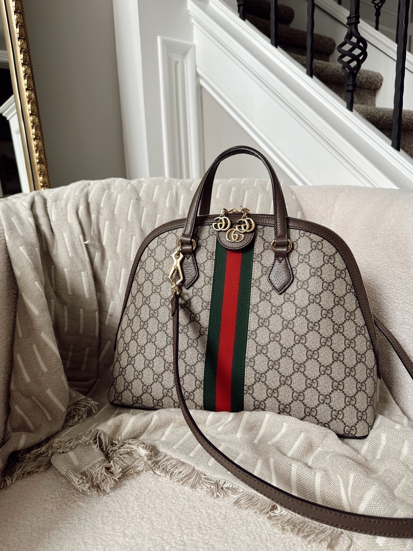 Gucci Ophidia Dome Shoulder Bag