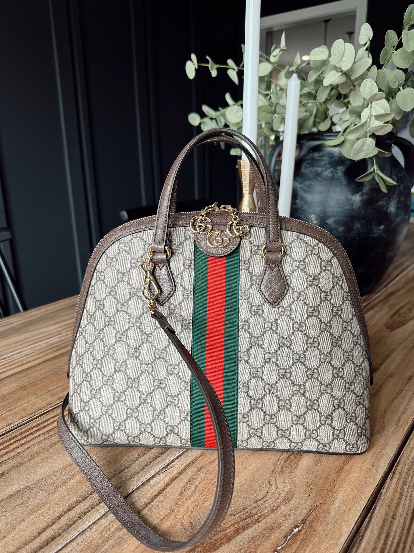 Gucci Ophidia Dome Shoulder Bag