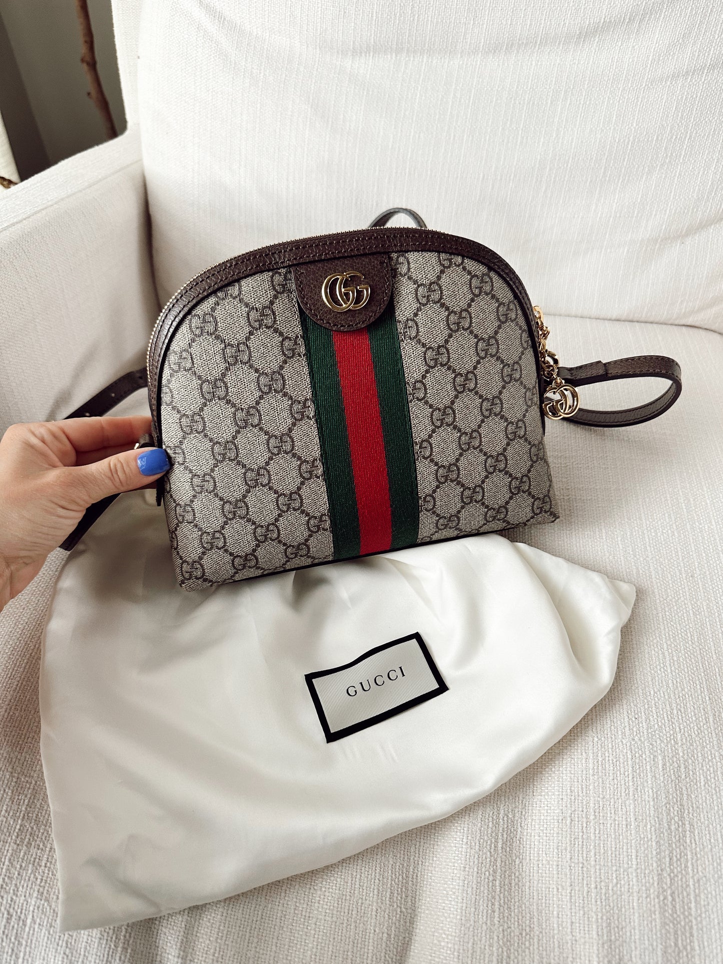 Gucci Ophidia Dome Shoulder Bag