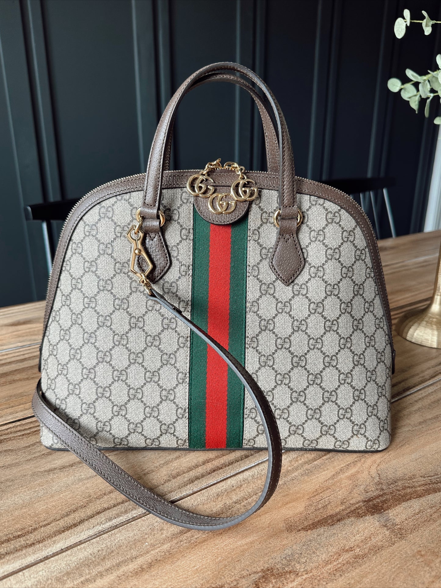 Gucci Ophidia Dome Shoulder Bag