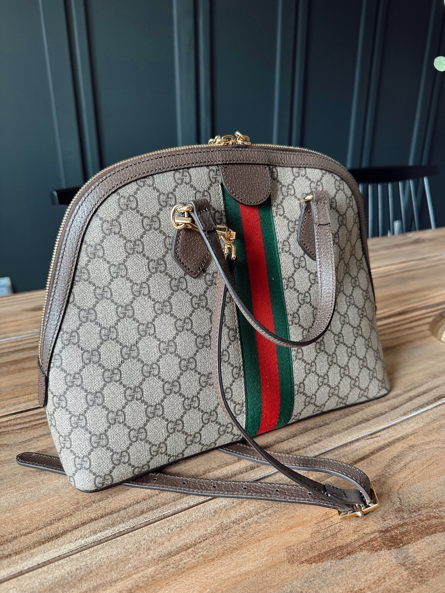 Gucci Ophidia Dome Shoulder Bag