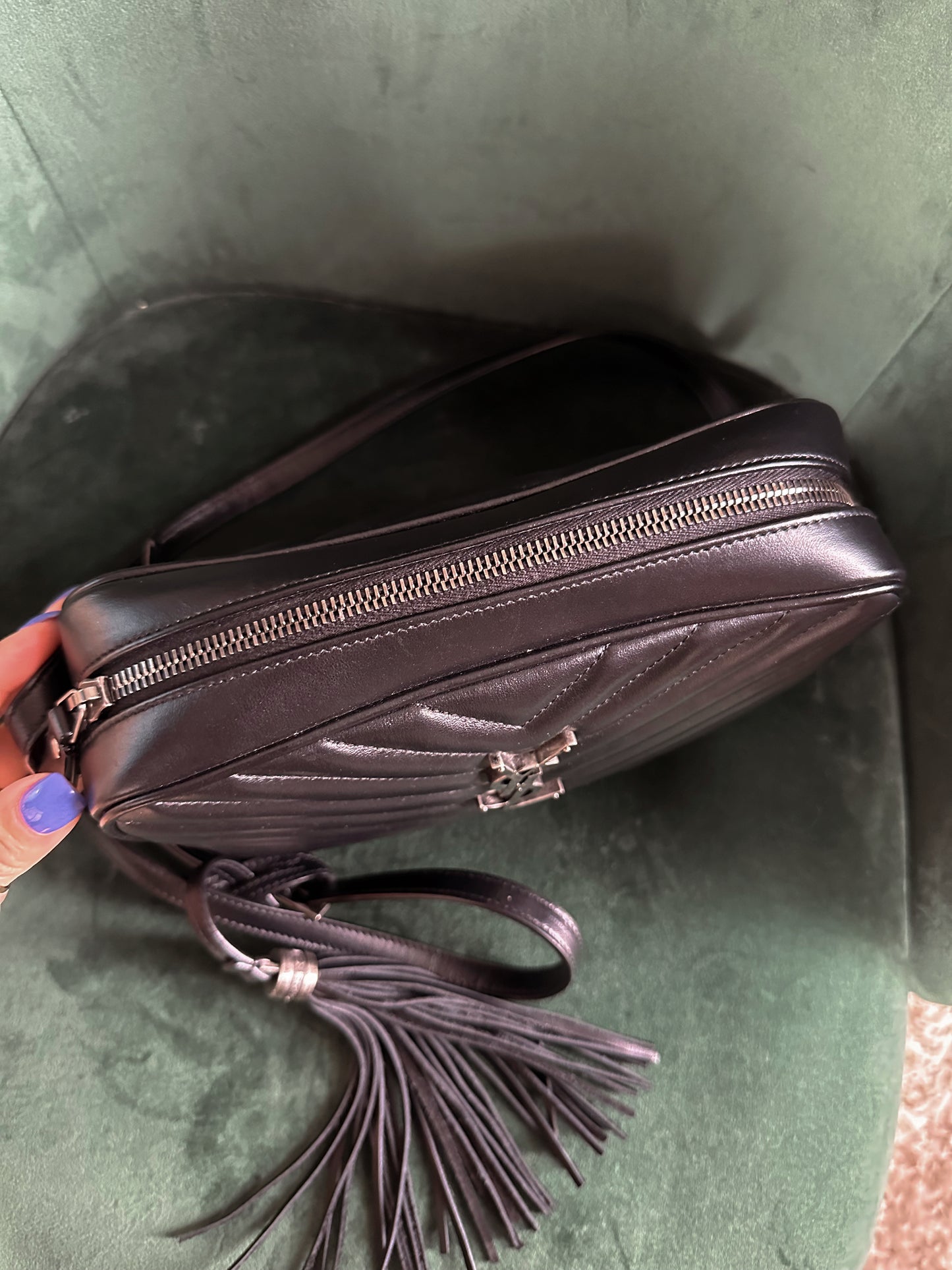 YSL Camera Bag Chevron