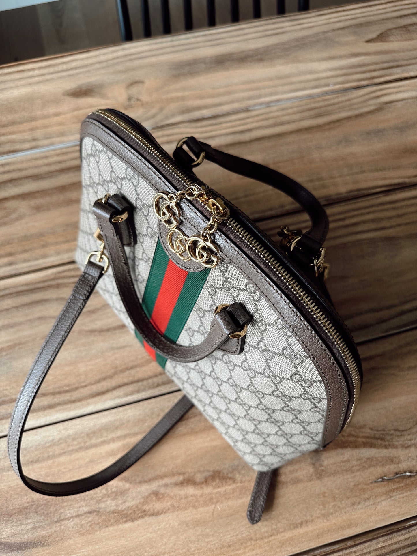 Gucci Ophidia Dome Shoulder Bag