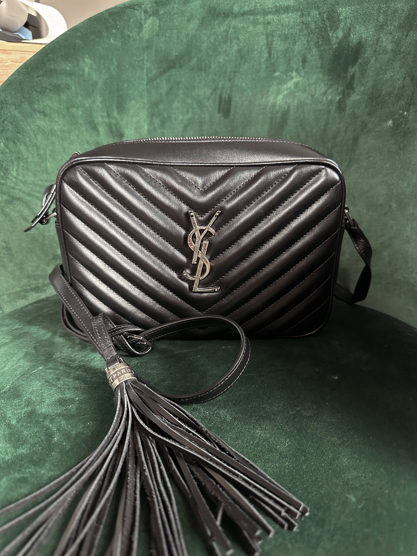 YSL Camera Bag Chevron