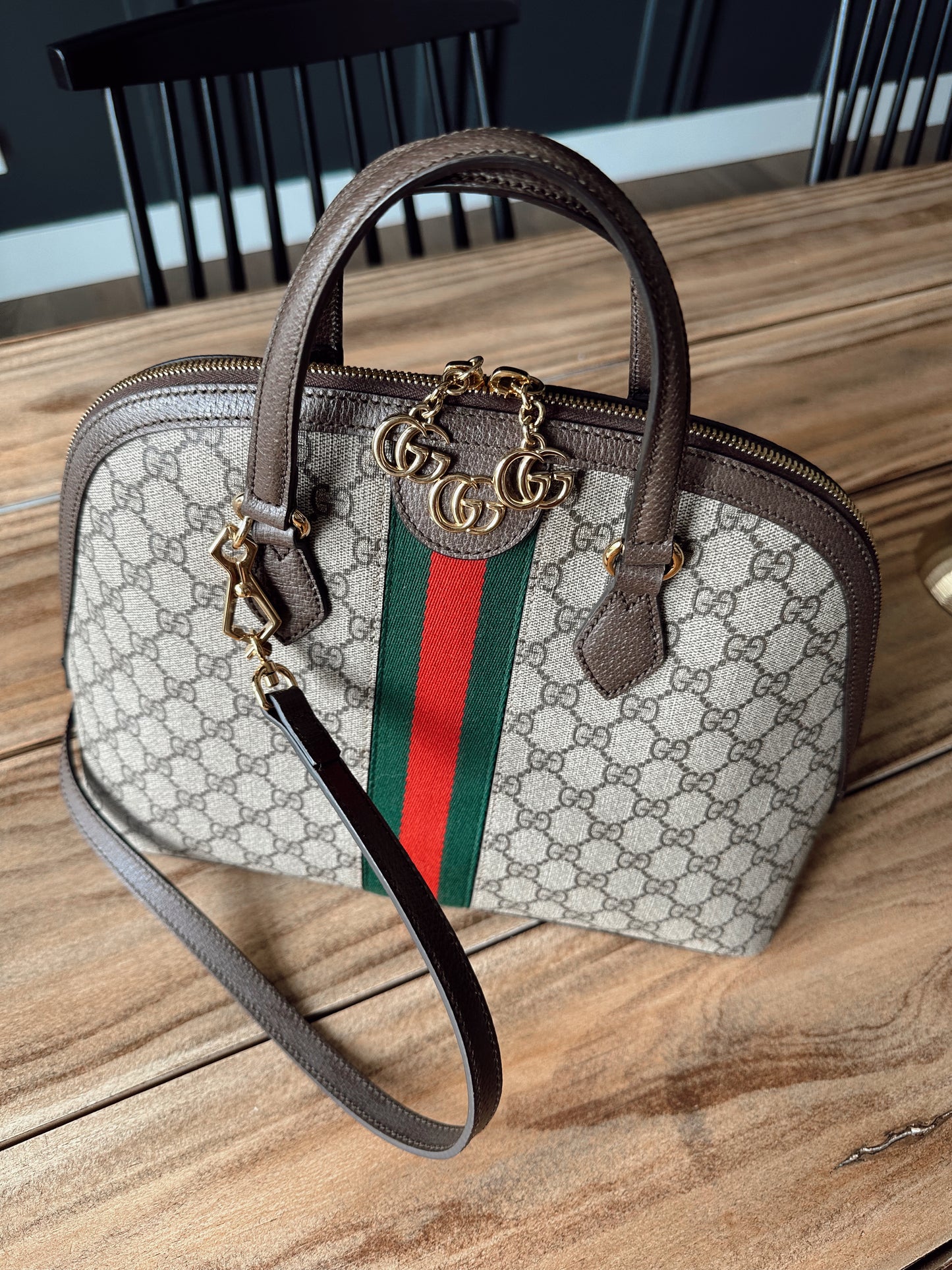 Gucci Ophidia Dome Shoulder Bag