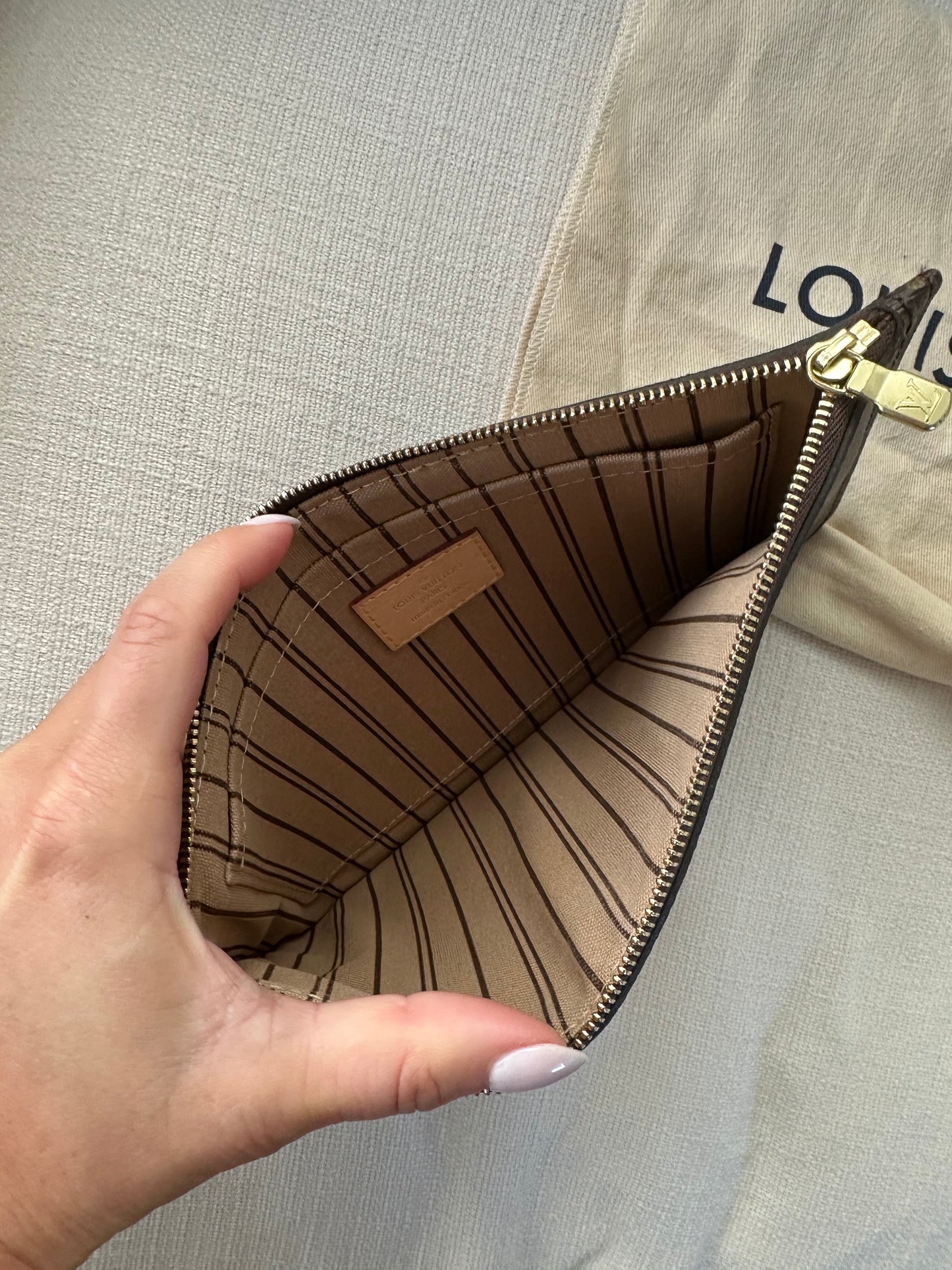 Louis Vuitton Neverfull Pouch Monogram