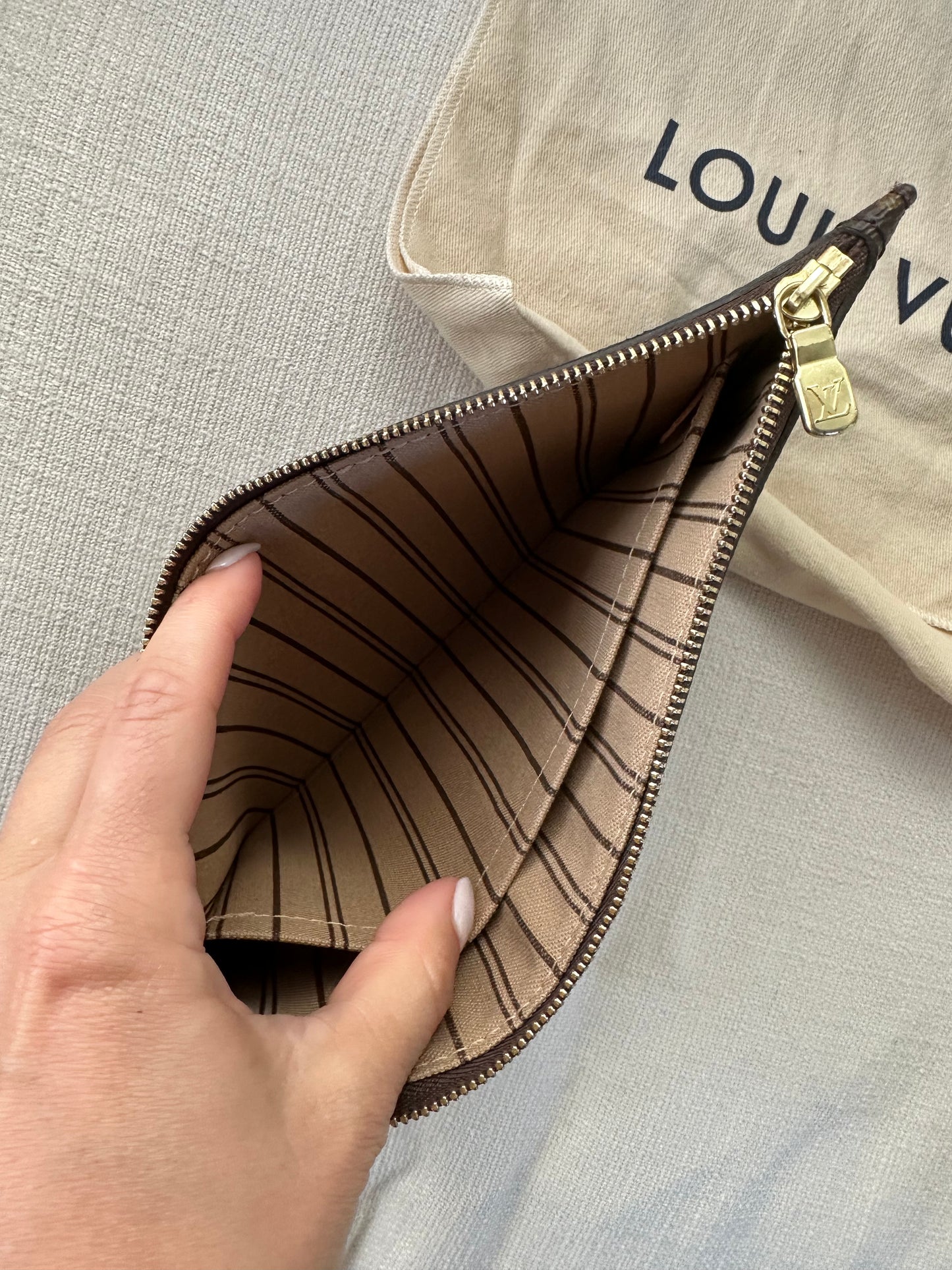 Louis Vuitton Neverfull Pouch Monogram