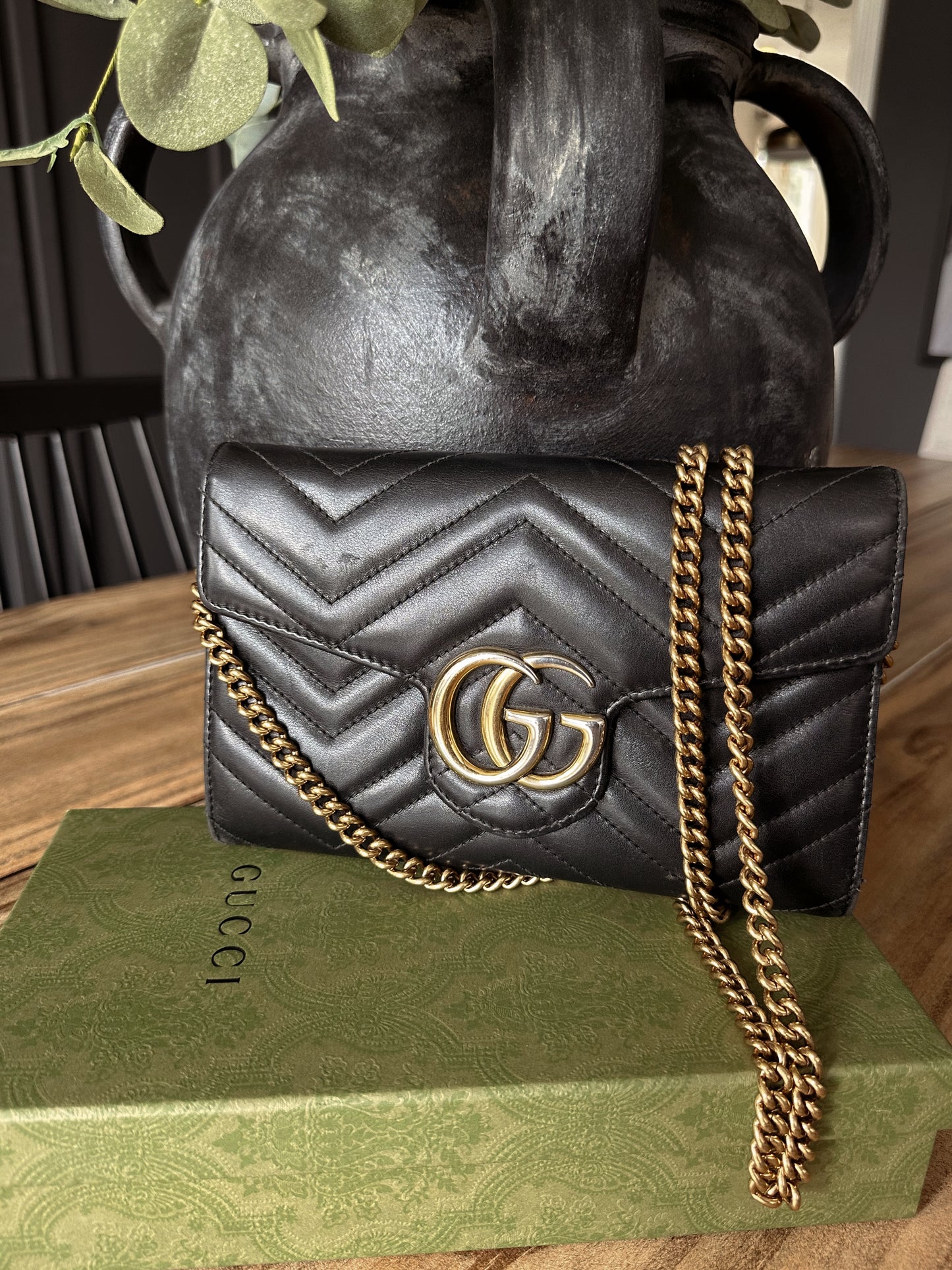 Gucci Marmont Wallet On Chain