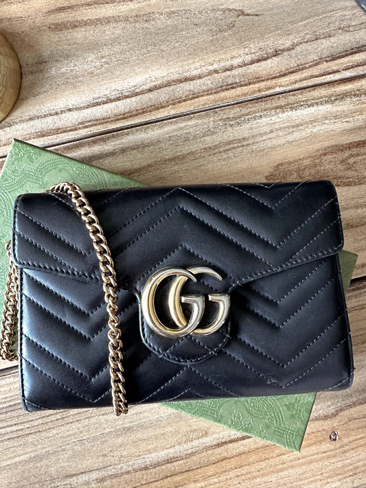 Gucci Marmont Wallet On Chain