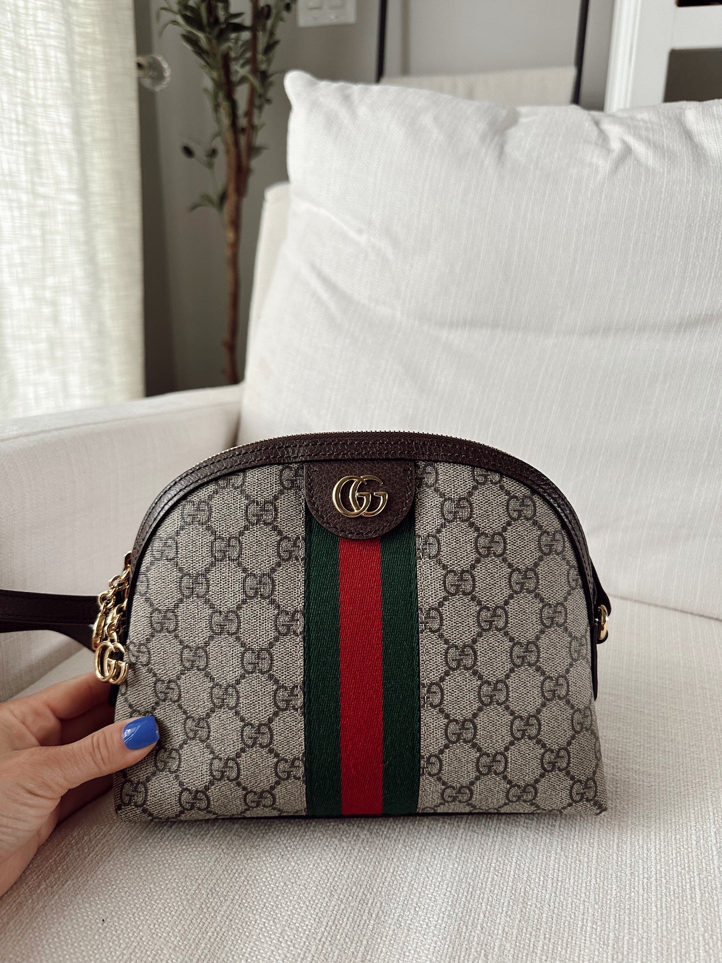 Gucci Ophidia Dome Shoulder Bag