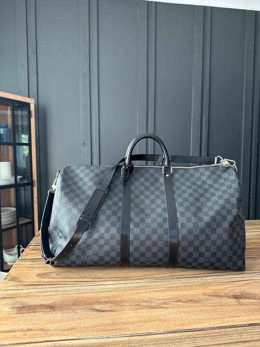 Louis Vuitton Keepall Bandouliere 55 Graphite