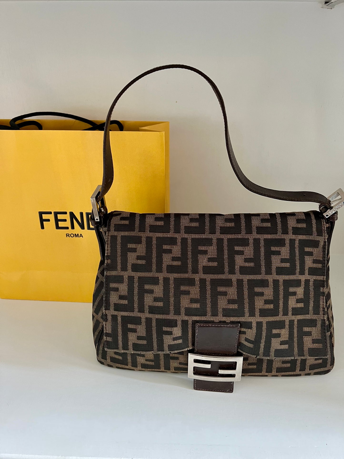 Fendi Mama Zucca Baguette