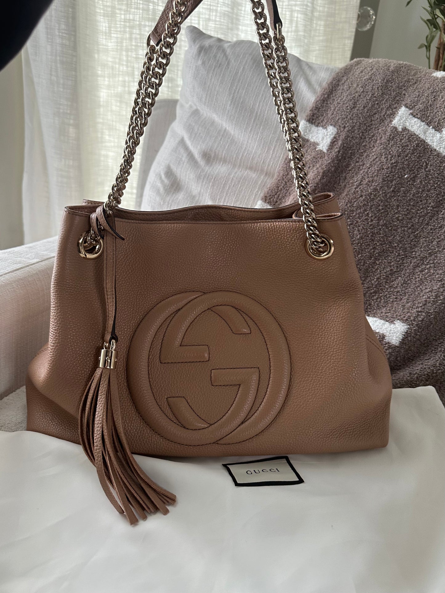 Gucci Soho Chain Strap Tote