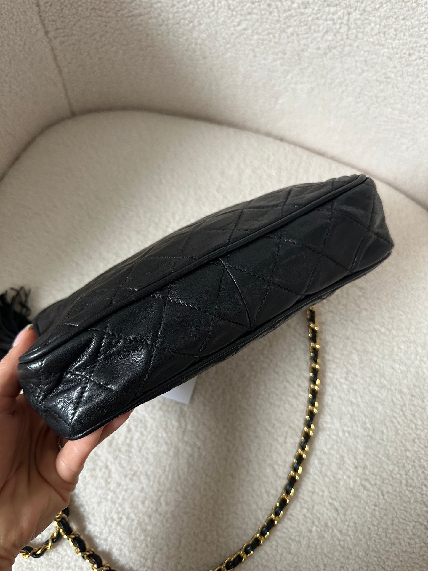 Chanel Lambskin Shoulder Bag