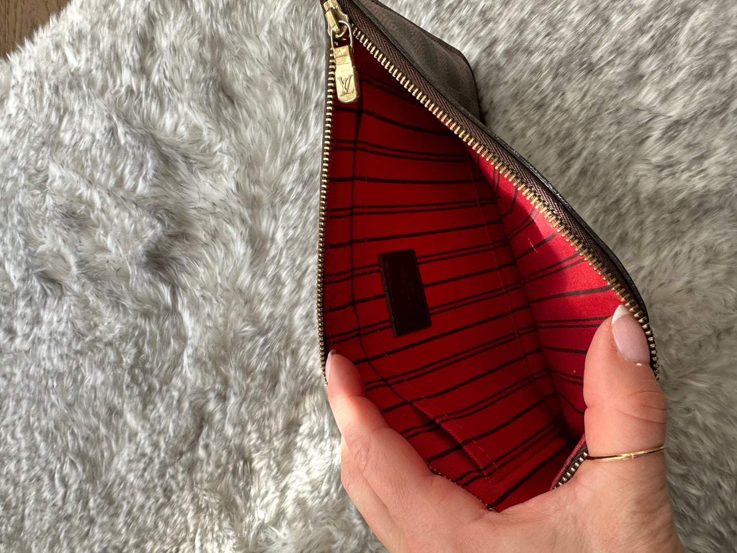 Louis Vuitton Damier Ebene Wristlet