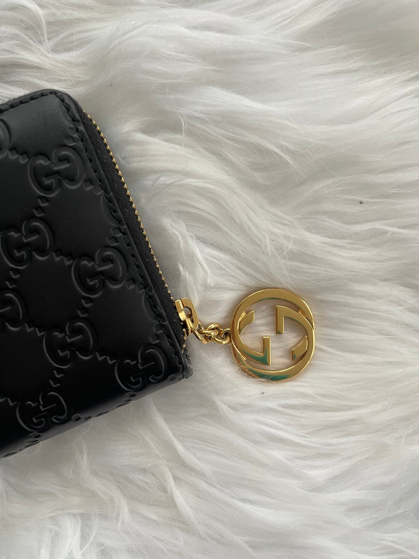 Gucci Guccissima Zip Around Wallet