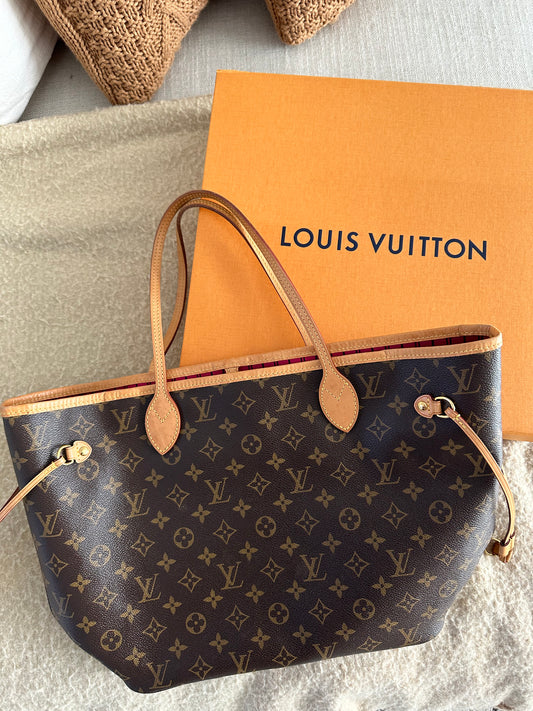 Louis Vuitton Neverfull Monogram MM Peony Pink