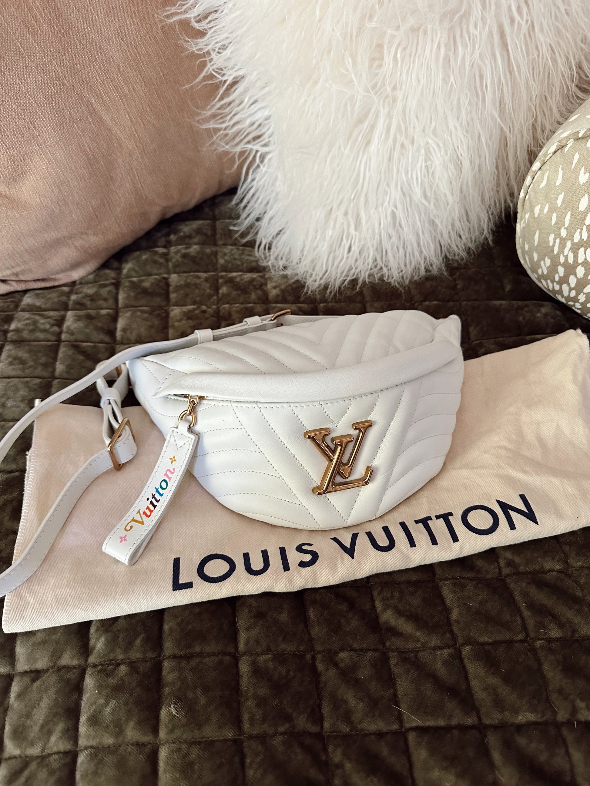 Louis Vuitton New Wave Bumbag White