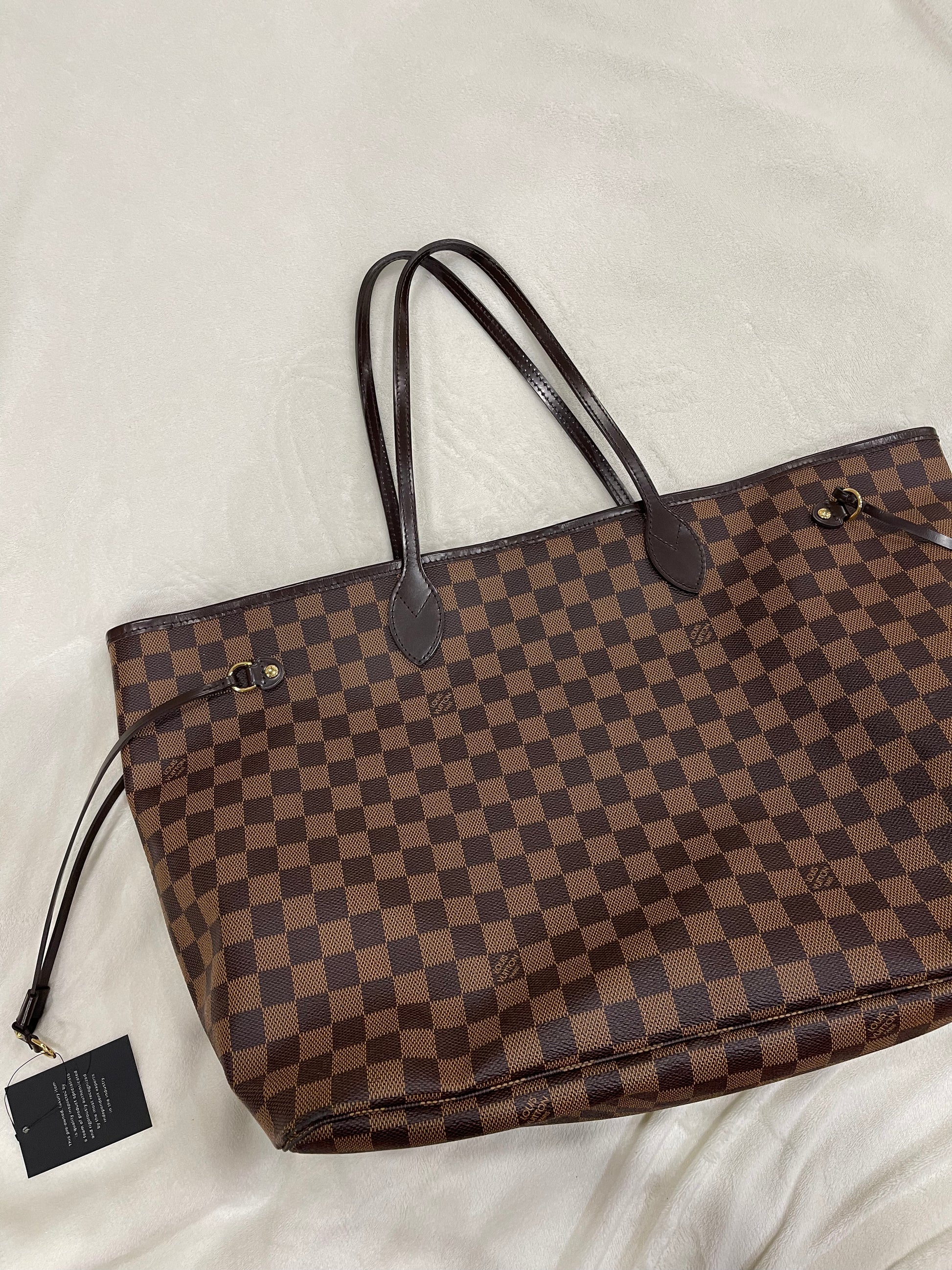  Louis Vuitton, Pre-Loved Damier Ebene Neverfull GM, Brown :  Luxury Stores