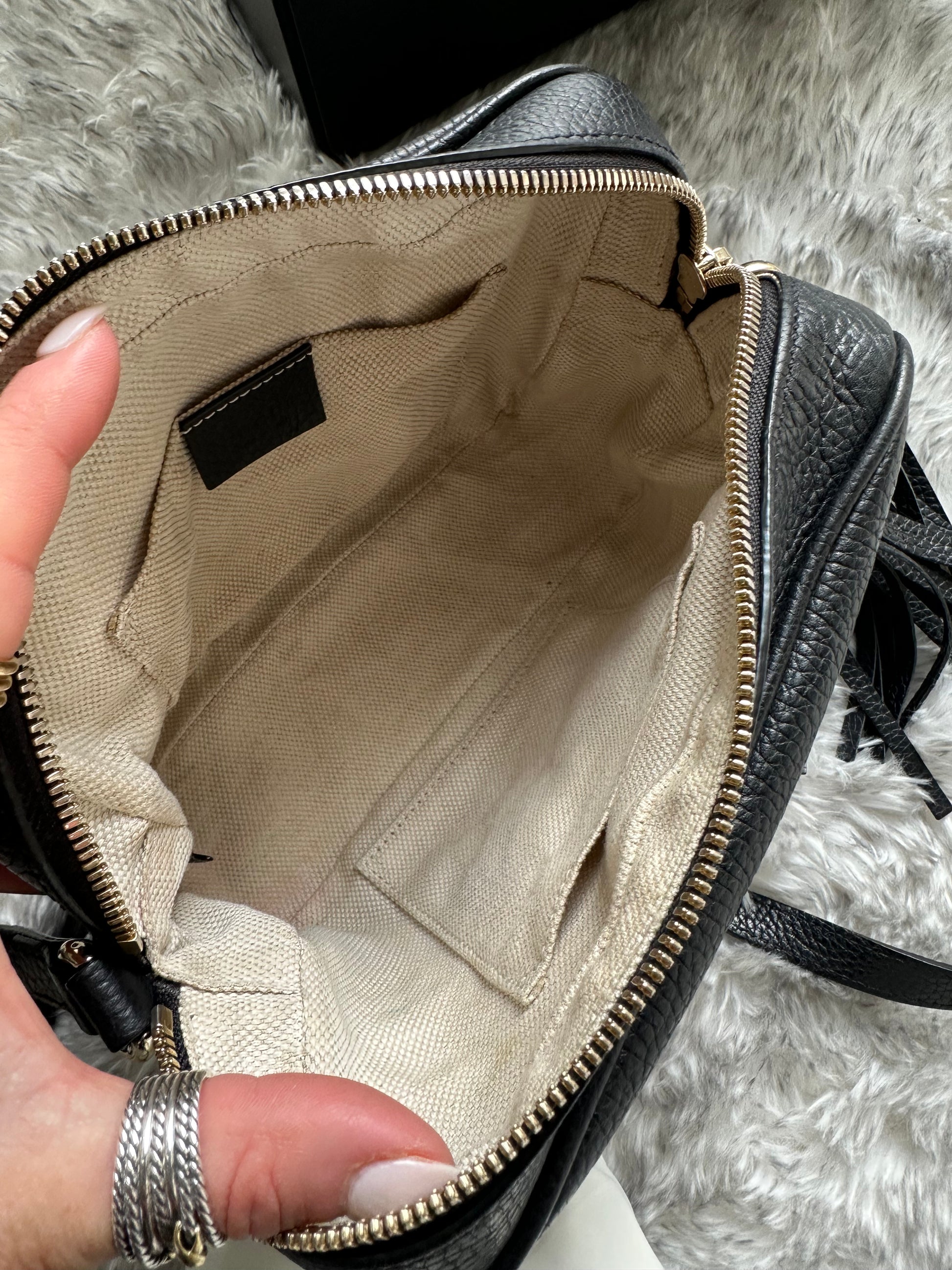 Gucci disco bag inside hot sale