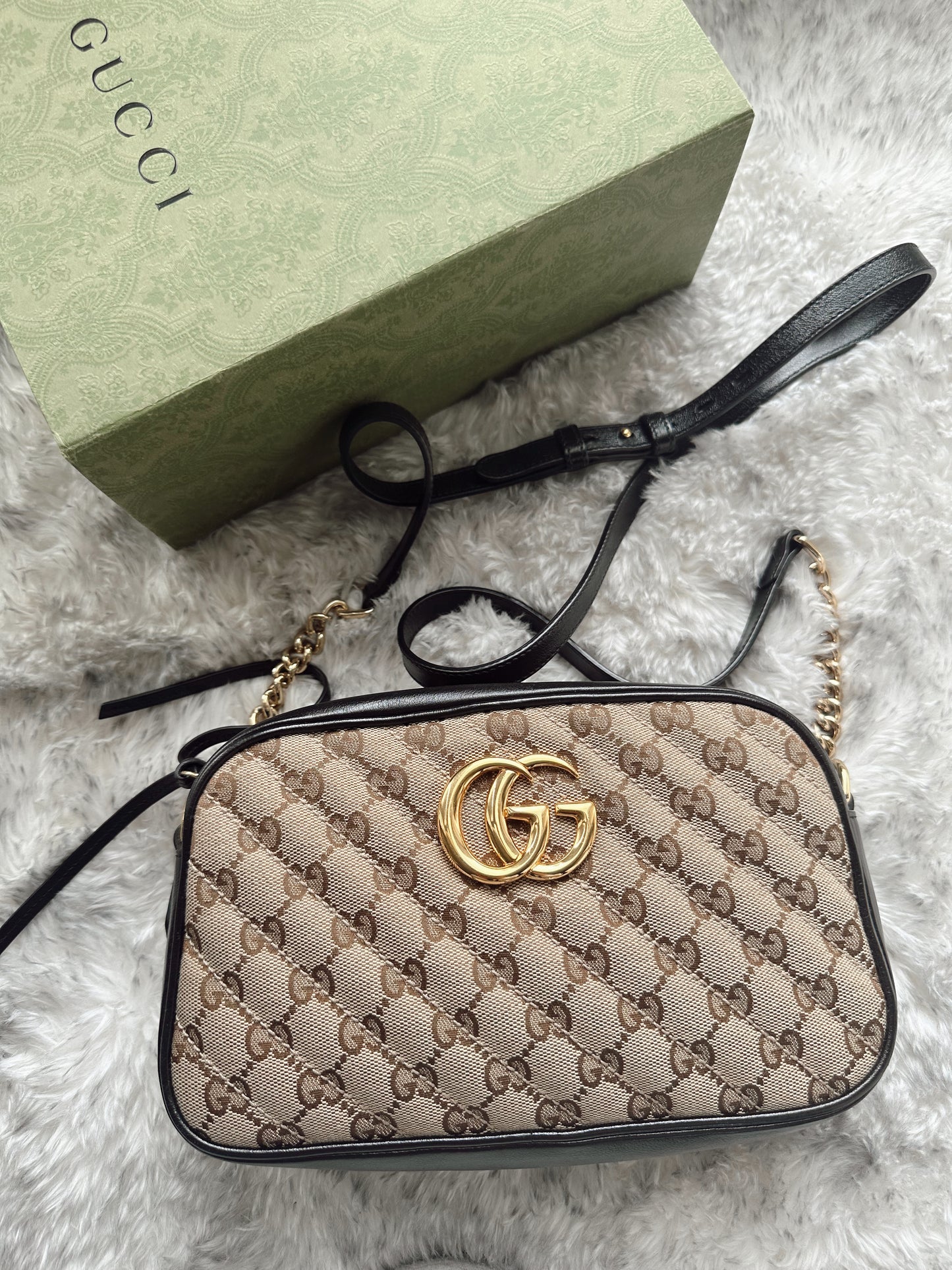 Gucci Matelasse Marmont Beige