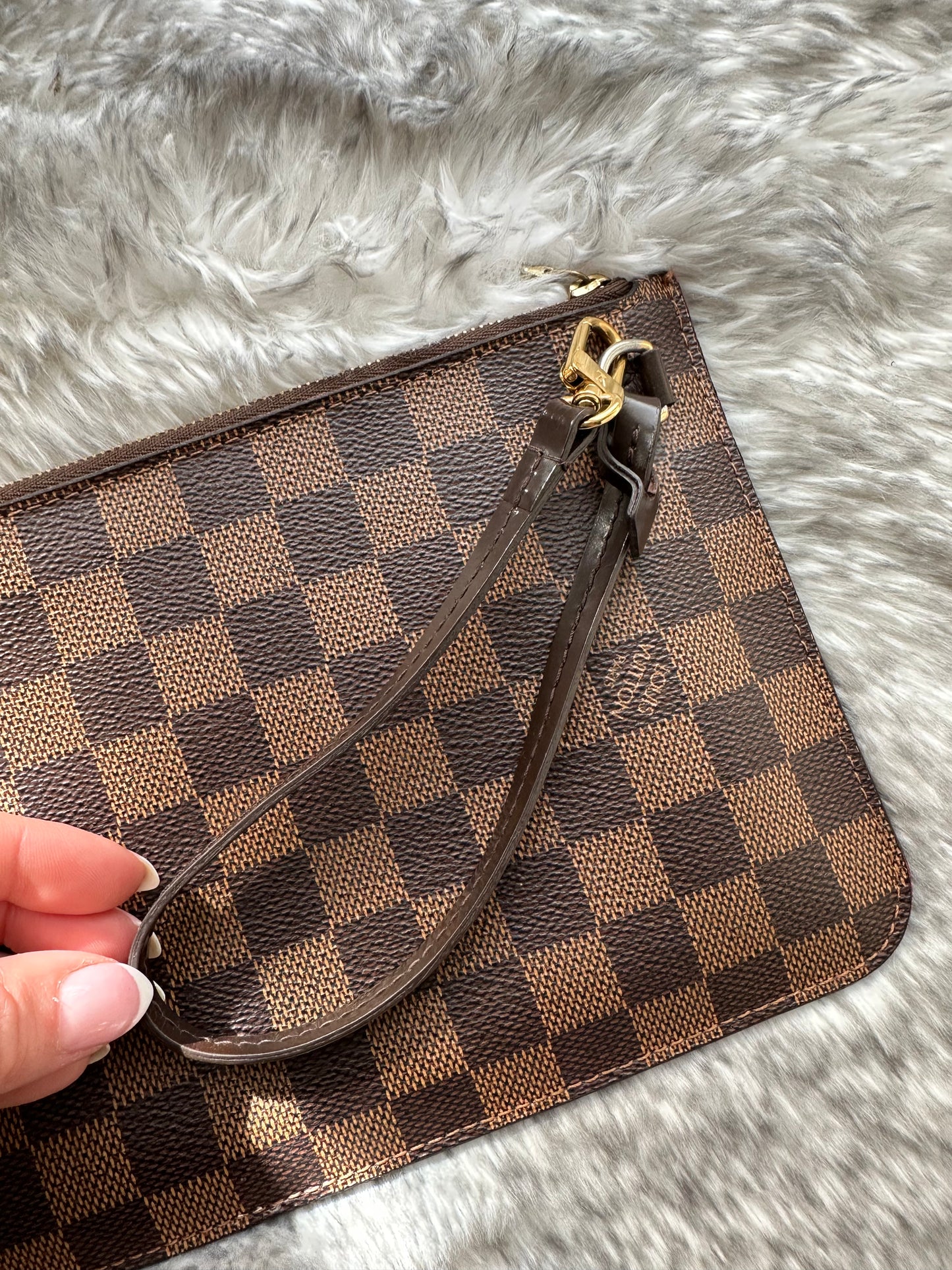 Louis Vuitton Damier Ebene Wristlet