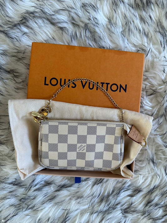 Louis Vuitton Damier Azur Mini Pouch