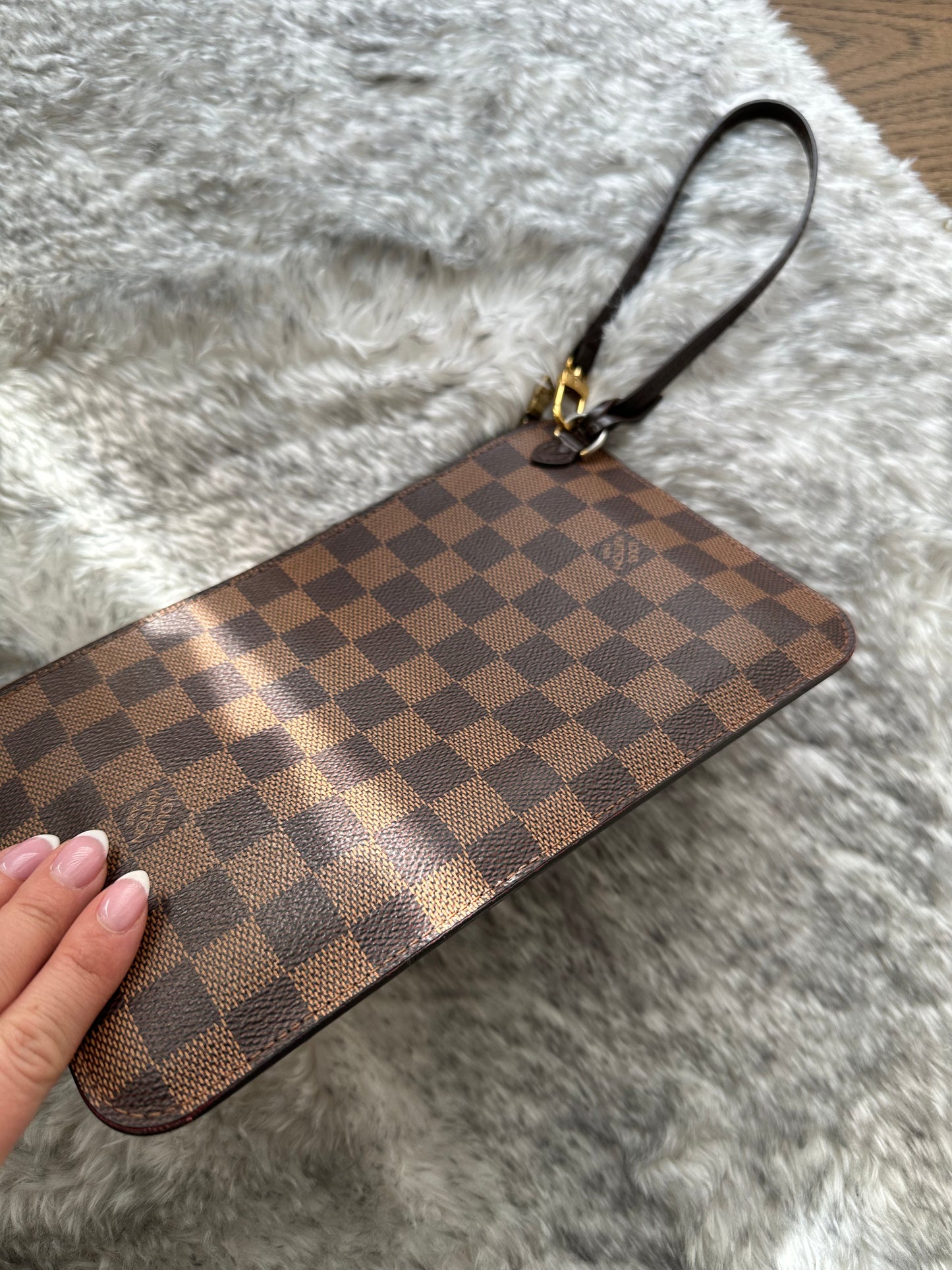 Louis Vuitton Damier Ebene Wristlet