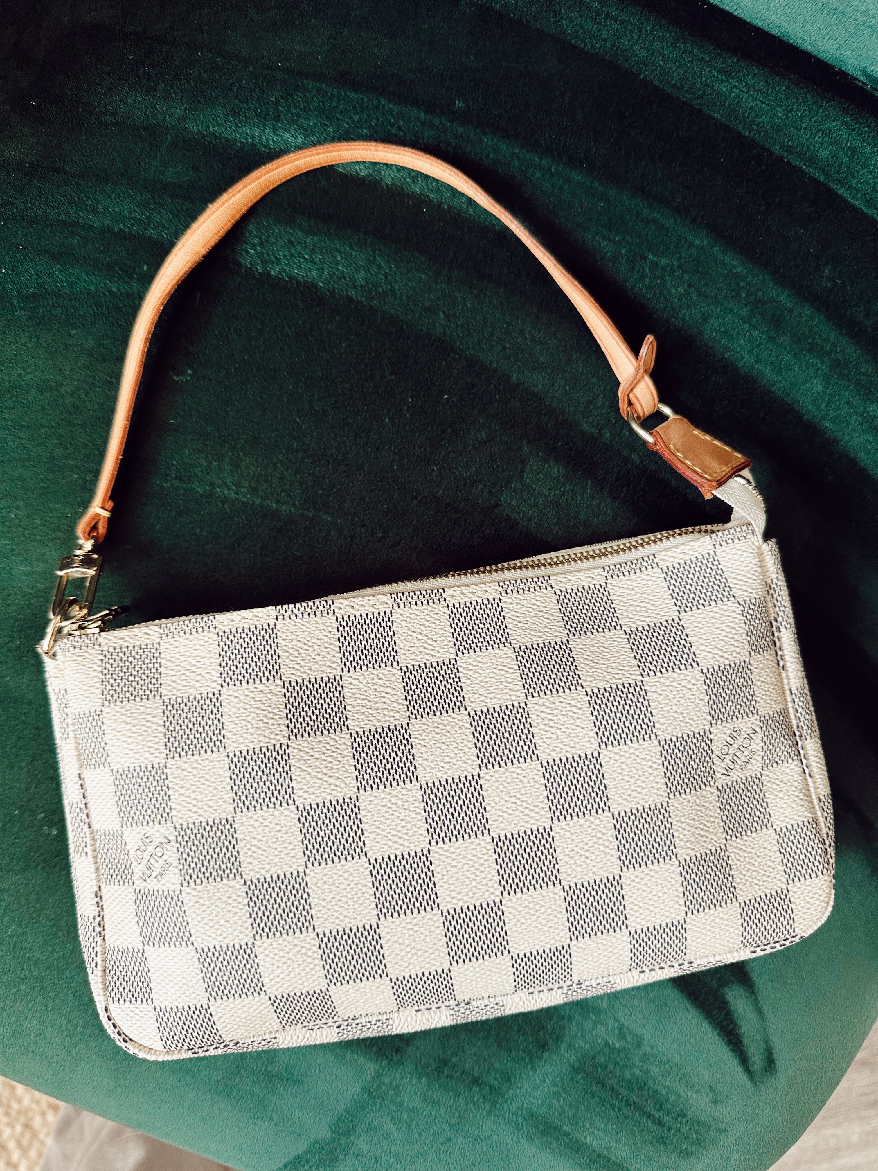 Pochette accessoires online damier