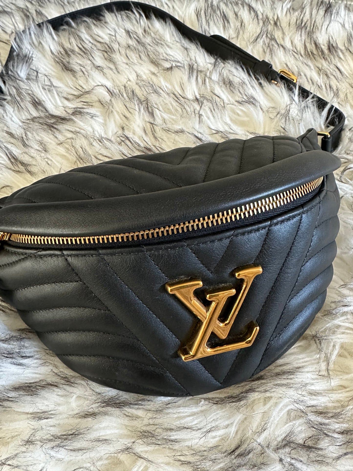 Louis Vuitton New Wave Black Bumbag