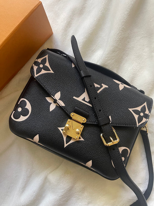 Louis Vuitton Empreinte Monogram Black Pochette Metis