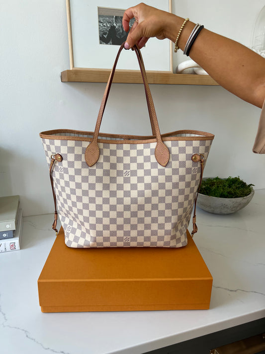 Louis Vuitton Neverfull Azur MM