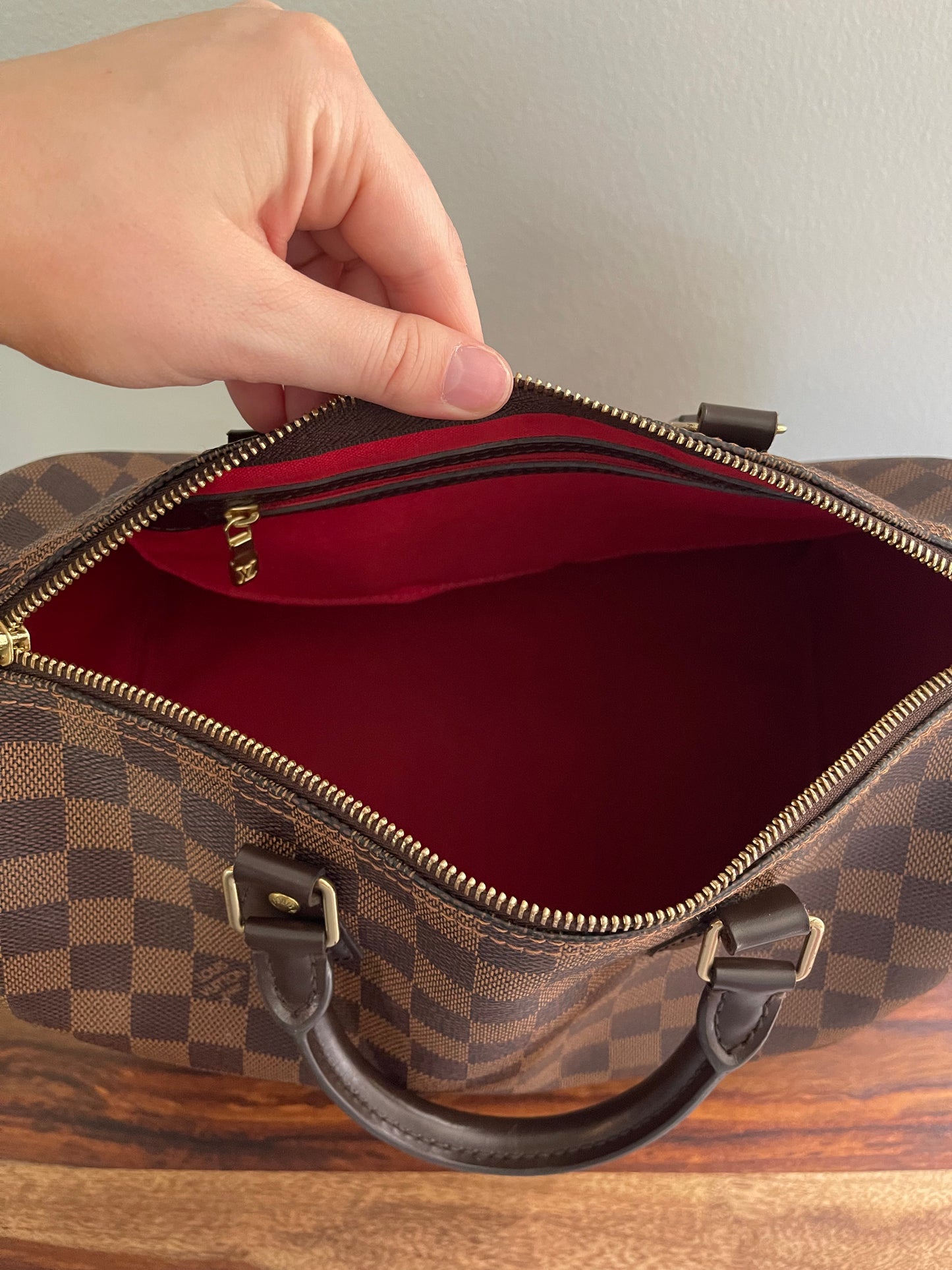 Louis Vuitton Speedy 30 Damier Ebene