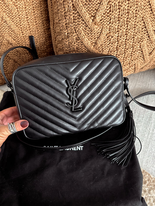 Saint Laurent Lou Mattelasse Camera Bag