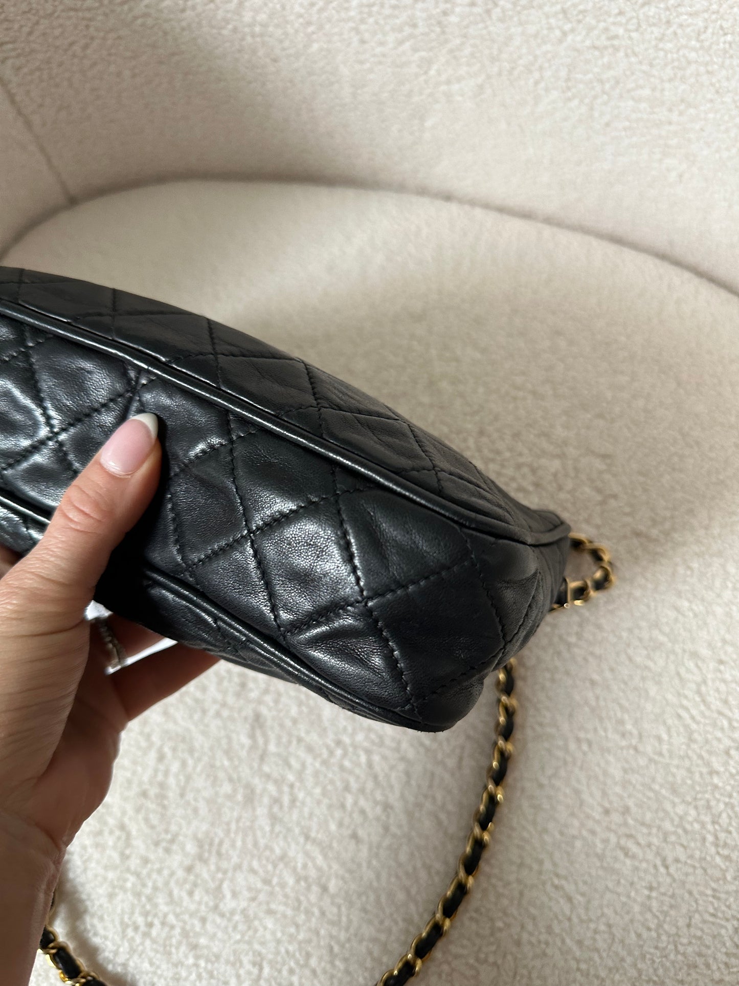 Chanel Lambskin Shoulder Bag