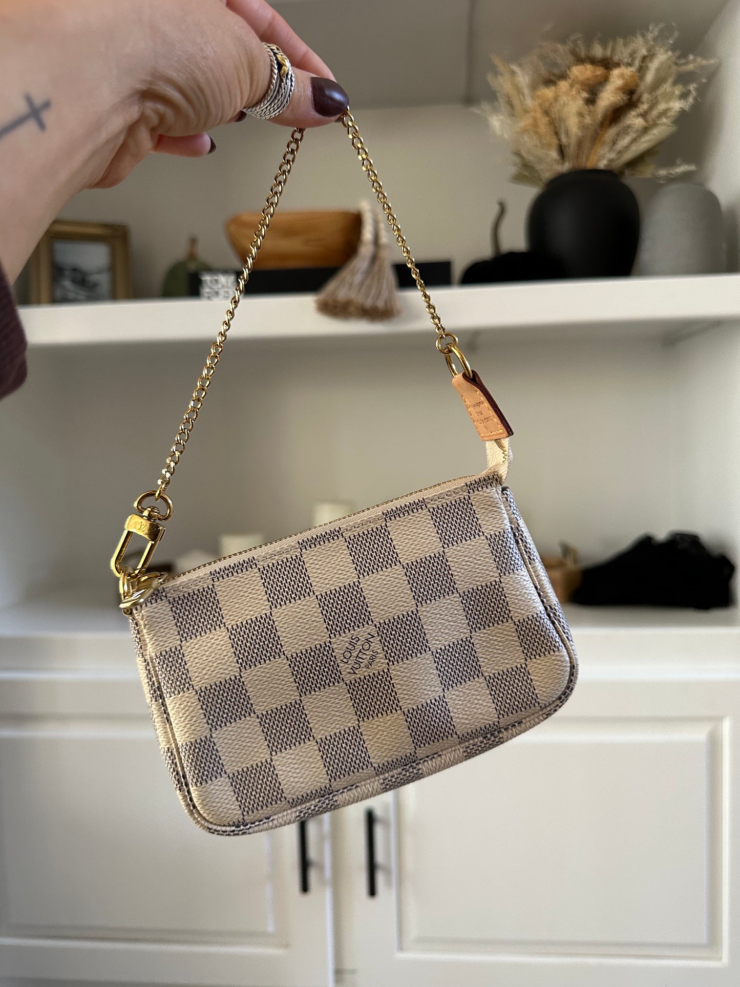 Louis Vuitton Damier Azur Mini Pouch