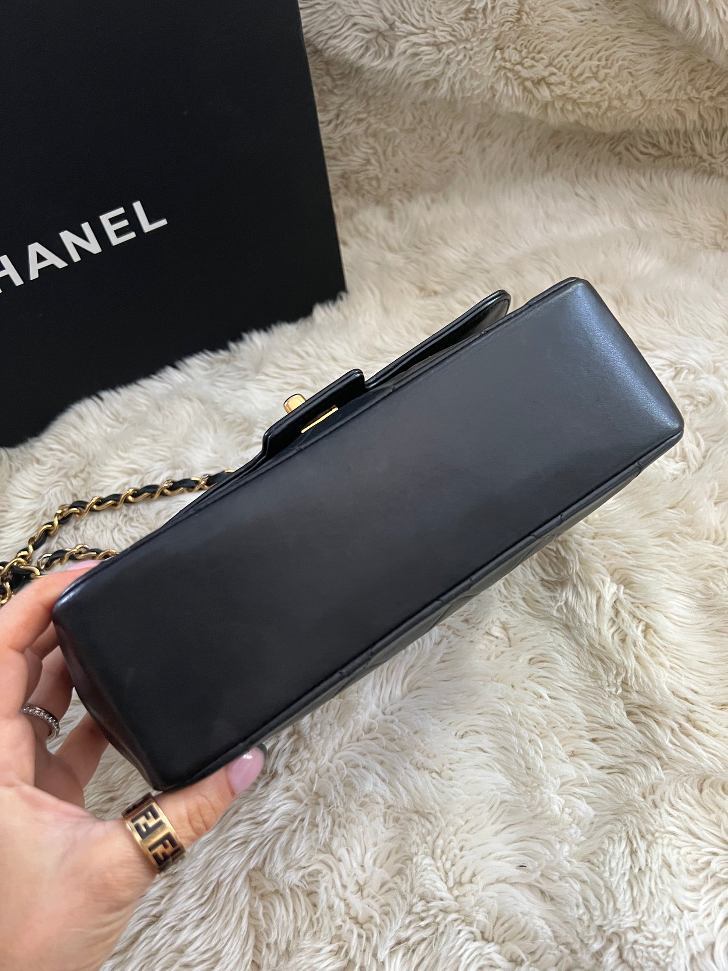 Chanel Matrasse Black Shoulder Bag