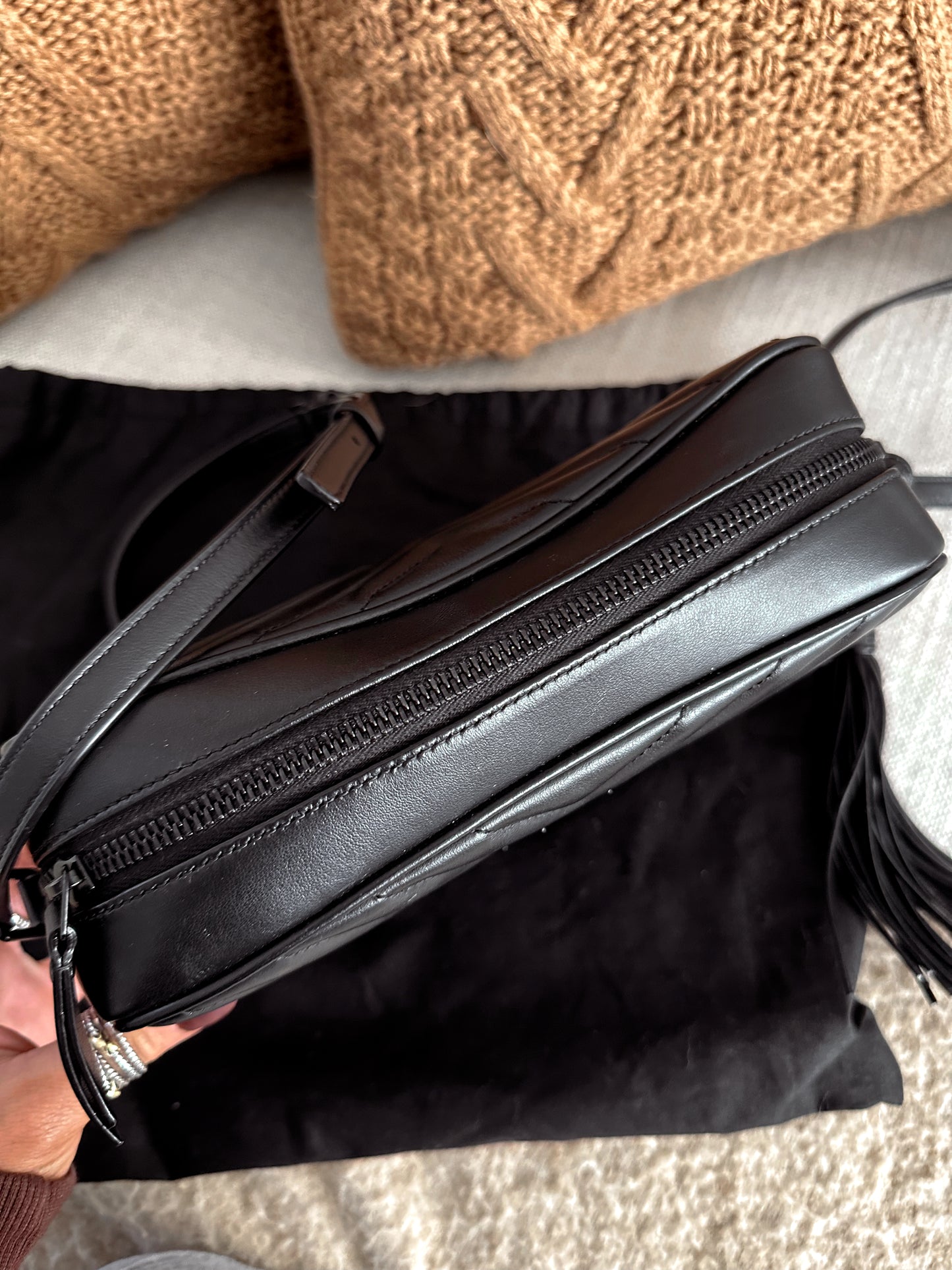 Saint Laurent Lou Mattelasse Camera Bag