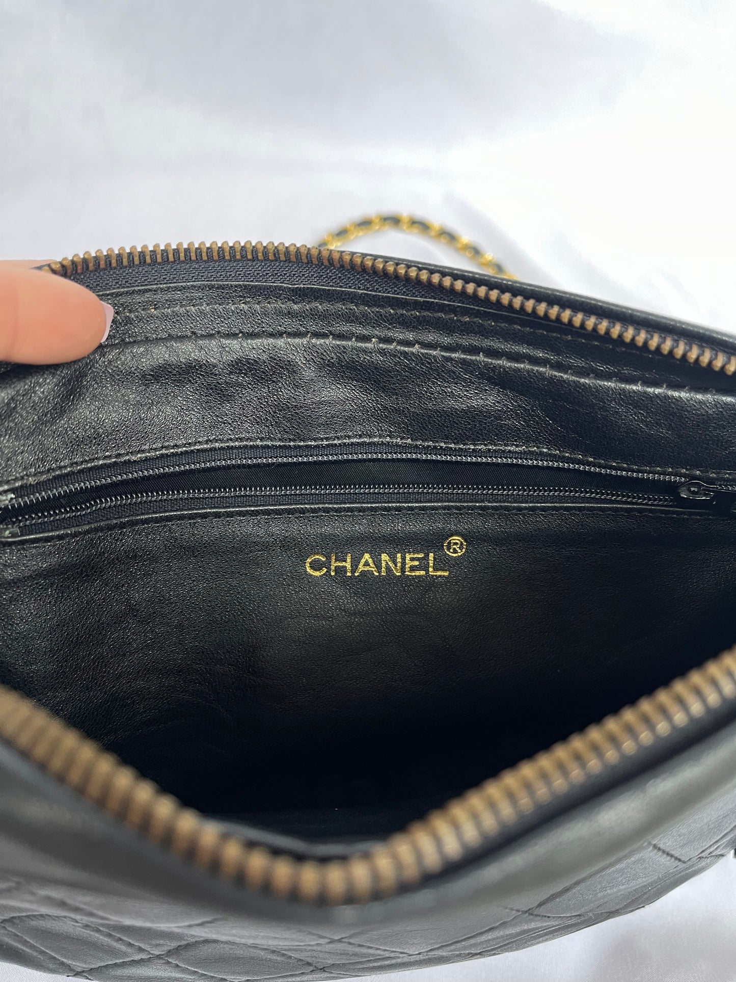 Chanel Lambskin Shoulder Bag