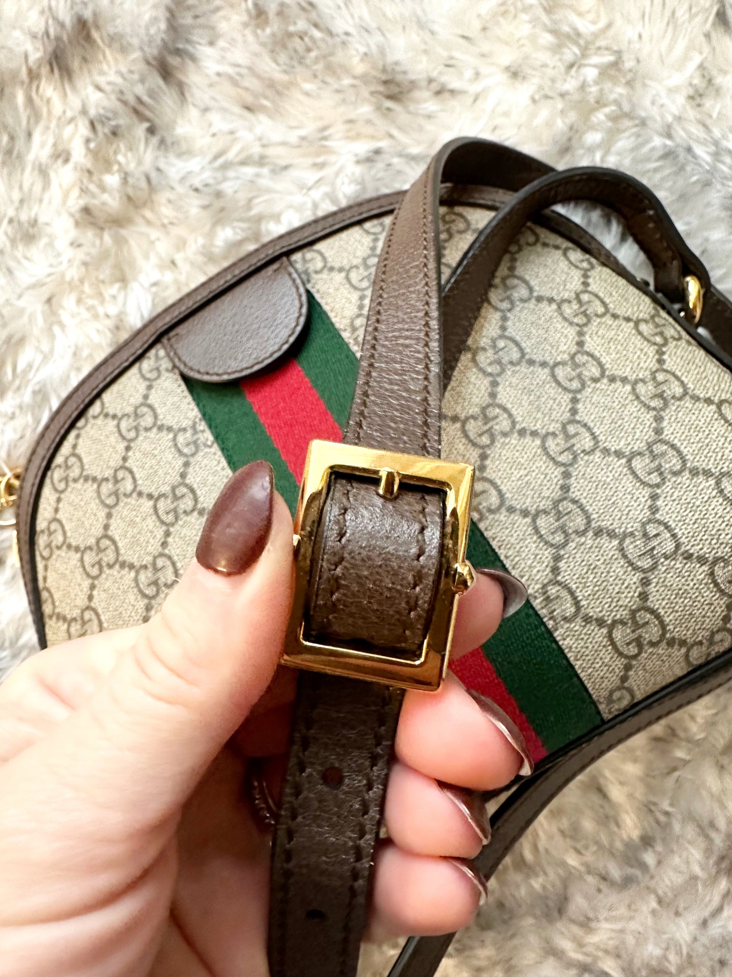 Gucci Supreme Ophidia Shoulder Bag Small