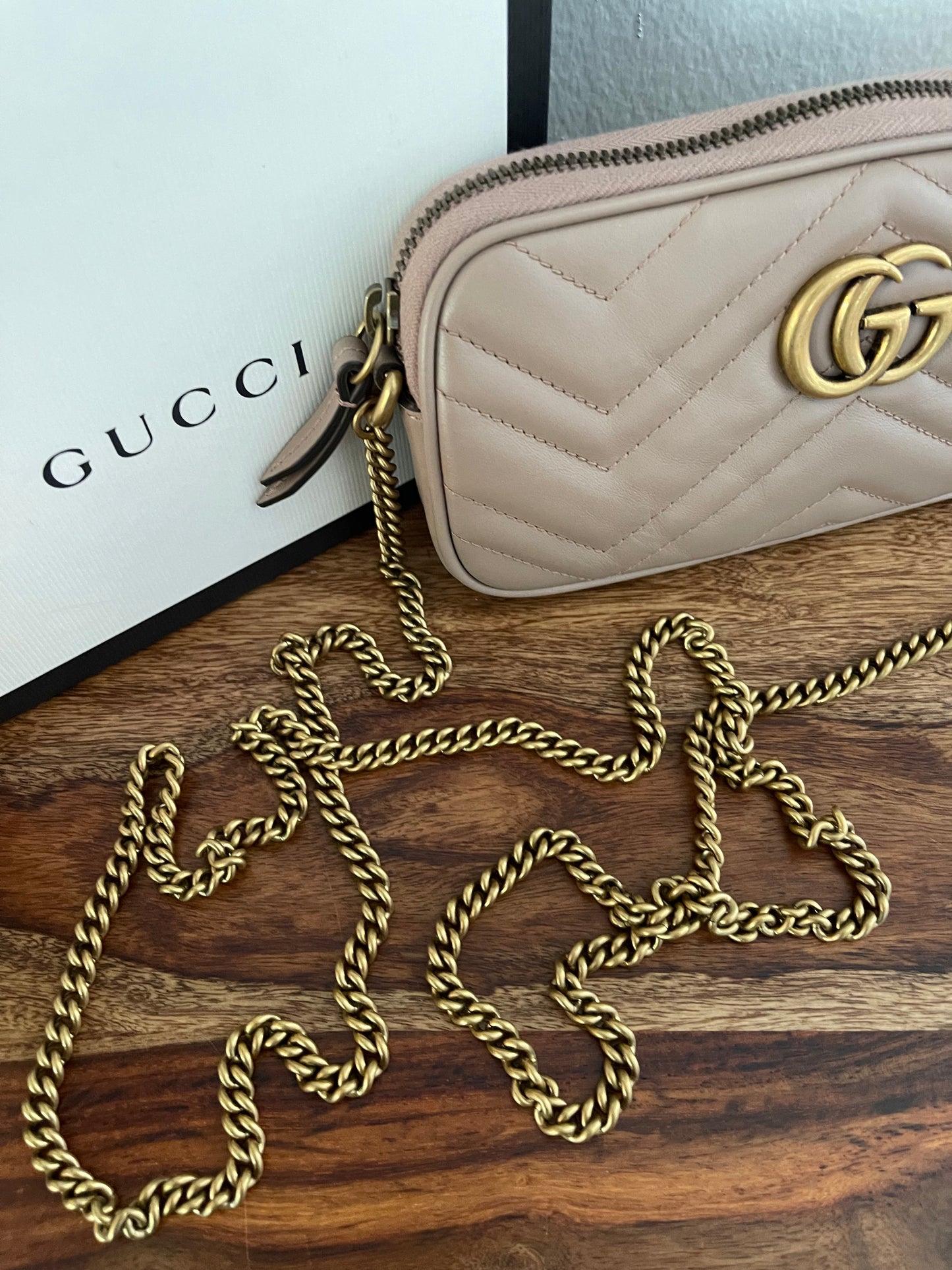 Gucci Mini Marmont Rose