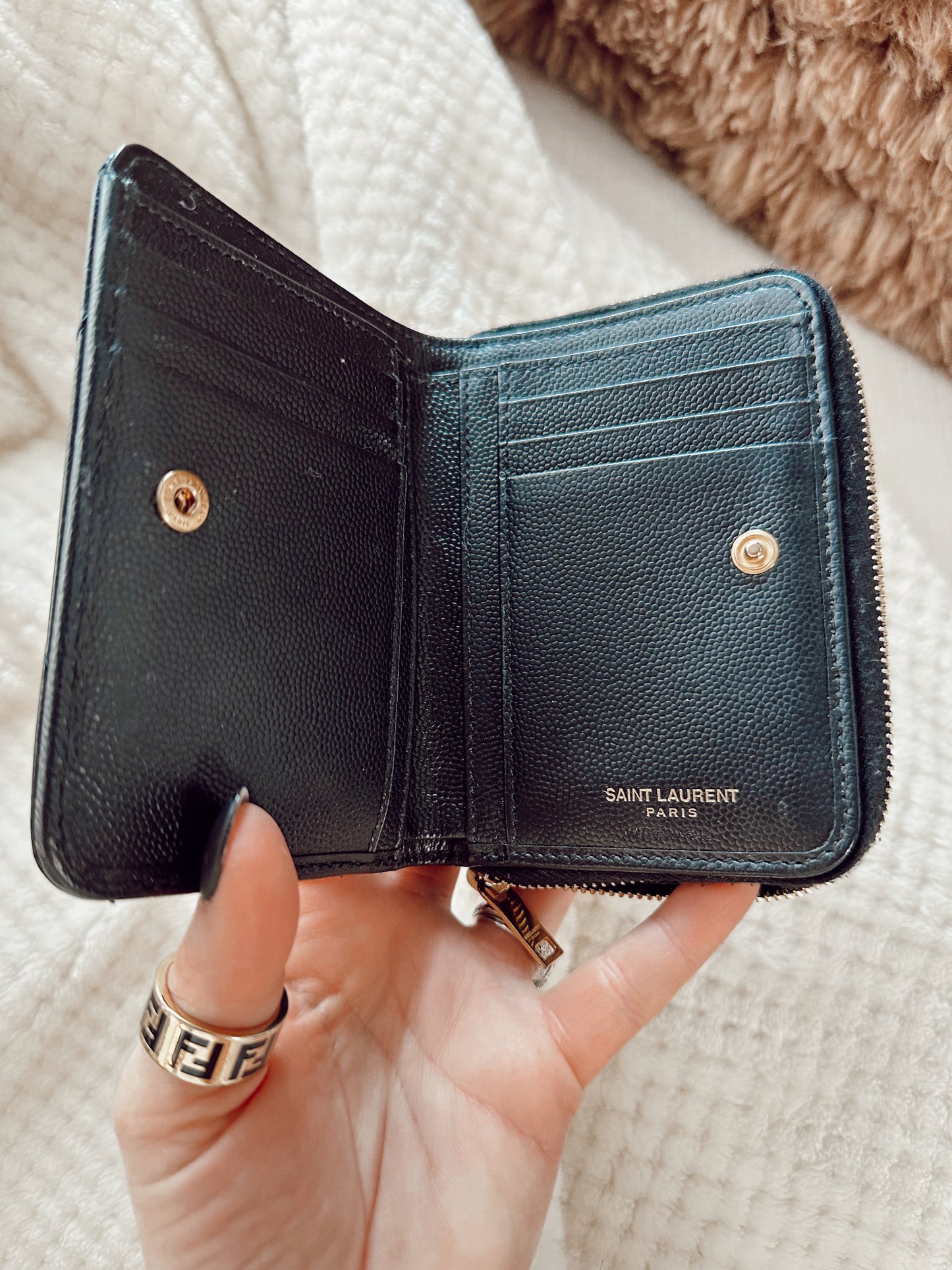 YSL Cassandre Matelasse Wallet