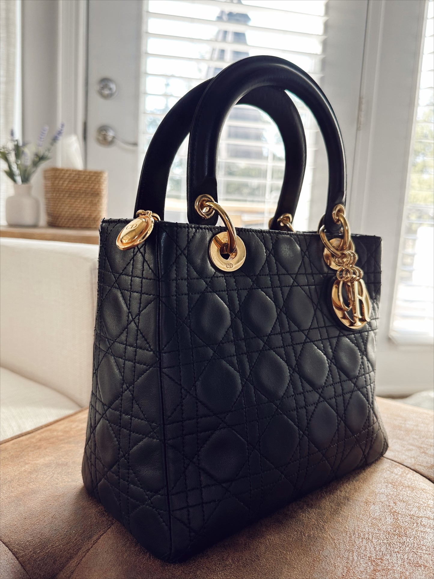 Lady Dior Cannage Tote