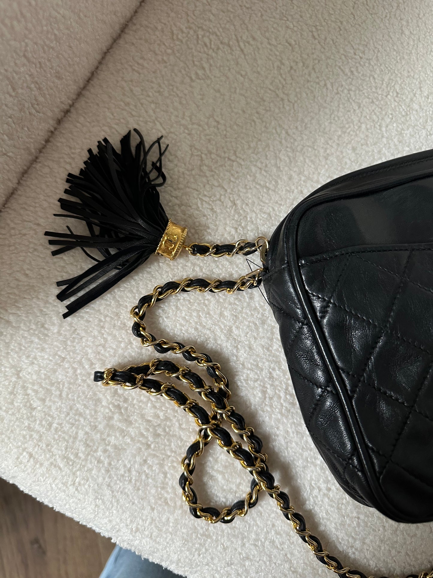 Chanel Lambskin Shoulder Bag