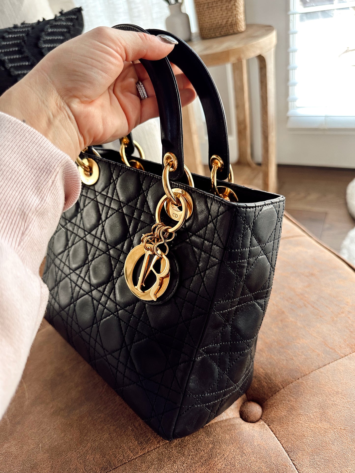 Lady Dior Cannage Tote